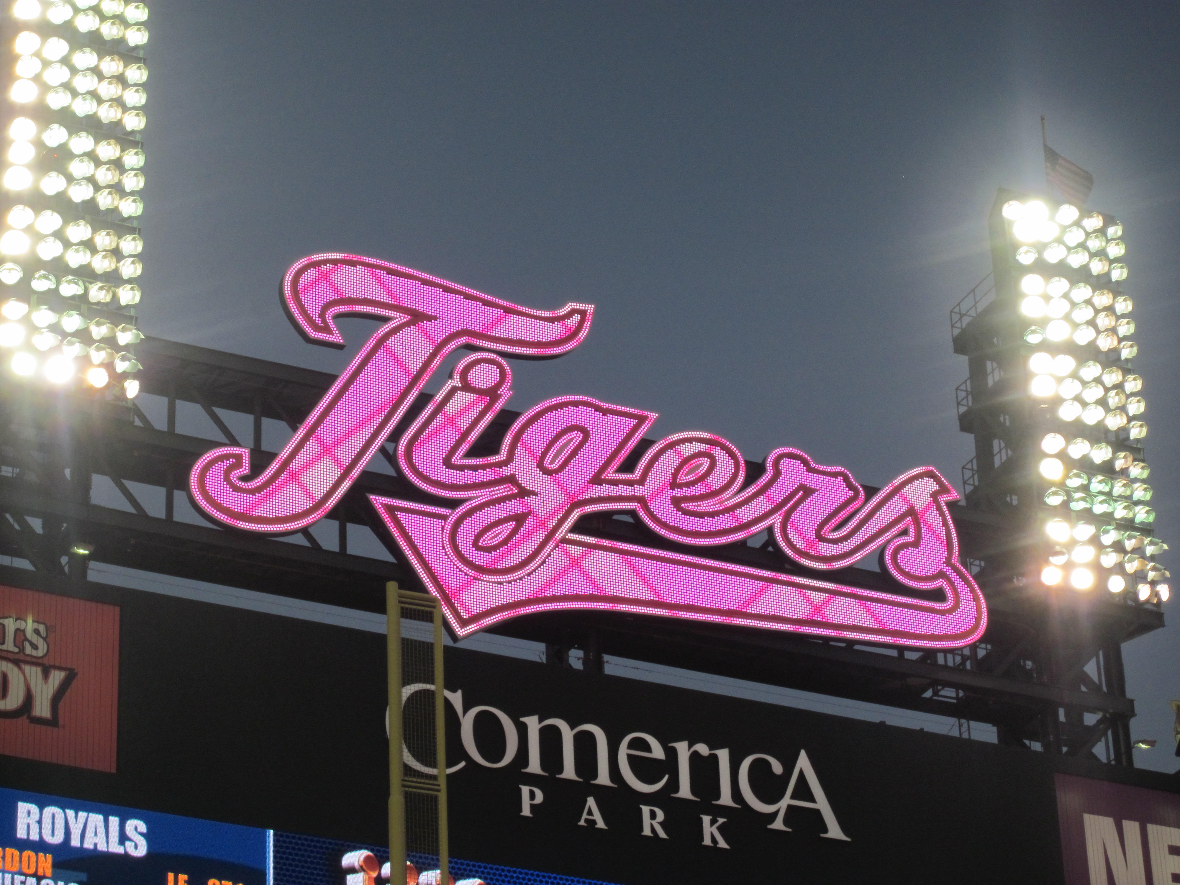 pink detroit tigers