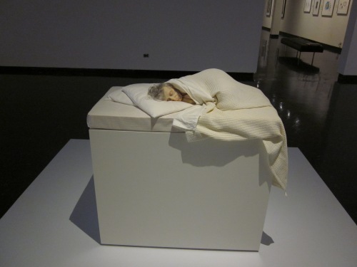 old woman in bed mueck